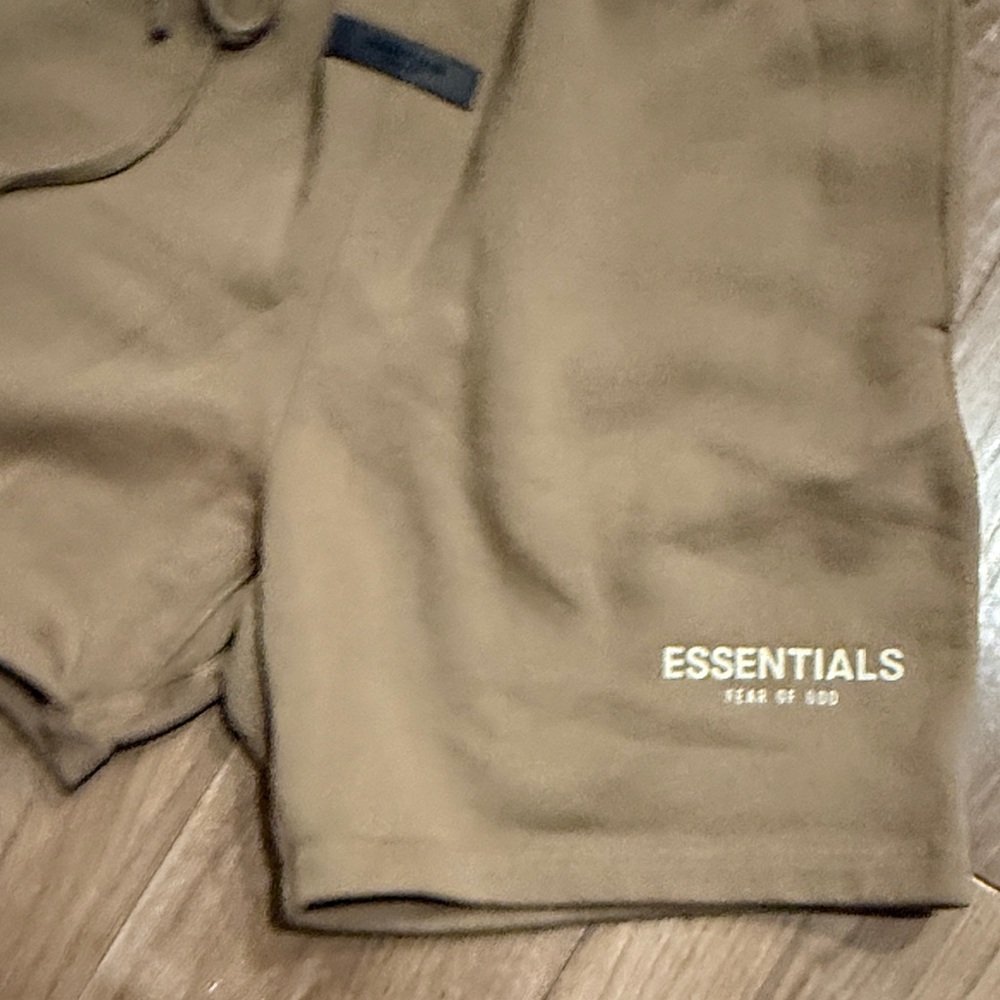 Fear of God Essentials Tan Women Shorts